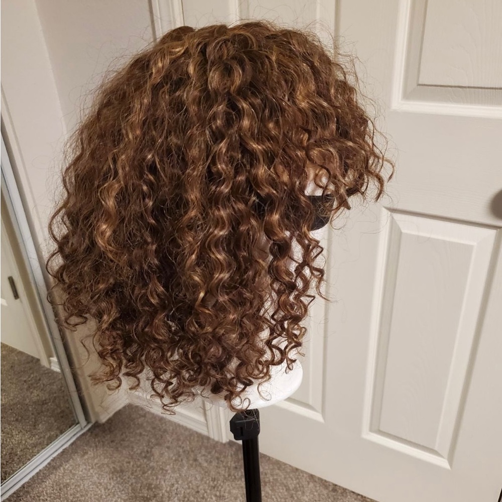 Luvme human hair curly wig